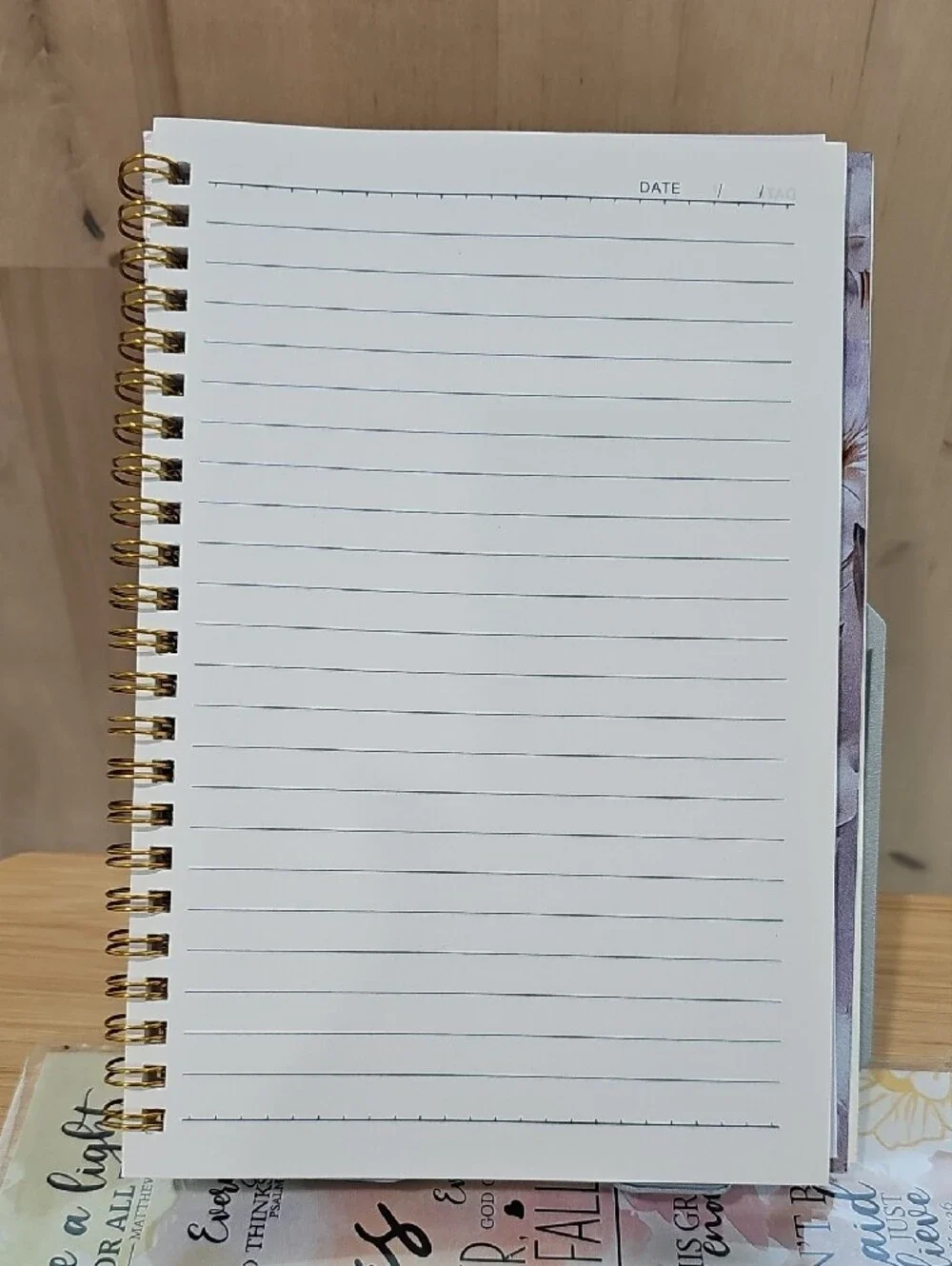 Still Know That I Am God Spiral Journal - Purple Butterfly